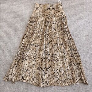 Spell Aloha Python Split Maxi Skirt – Size Small 🐍✨